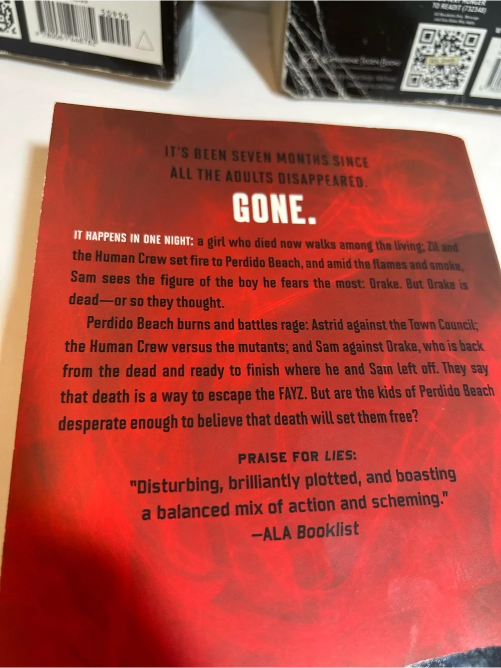 Gone Series Paperback Set - Lies , Gone , Hunger books 1-3 by Michael Grant